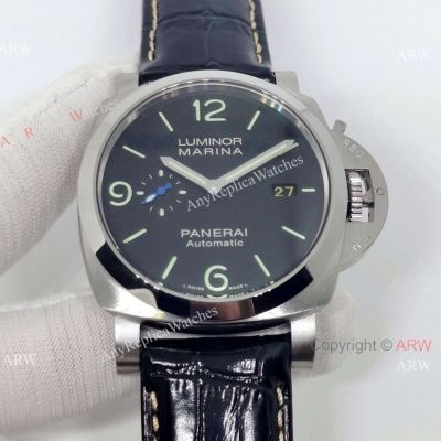 Replica Panerai Luminor Marina PAM01312 Green Markers Watch 44